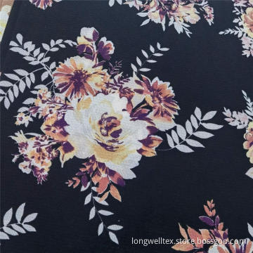 Lightweight Blurred Pattern 100% Polyester Chiffon Fabric